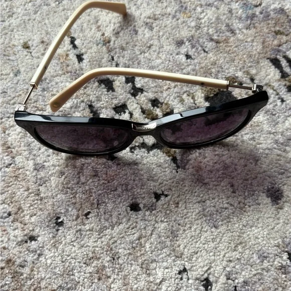 Y2K Balmain Black And Cream Sunglasses, BL2102 - Picture 3 of 11